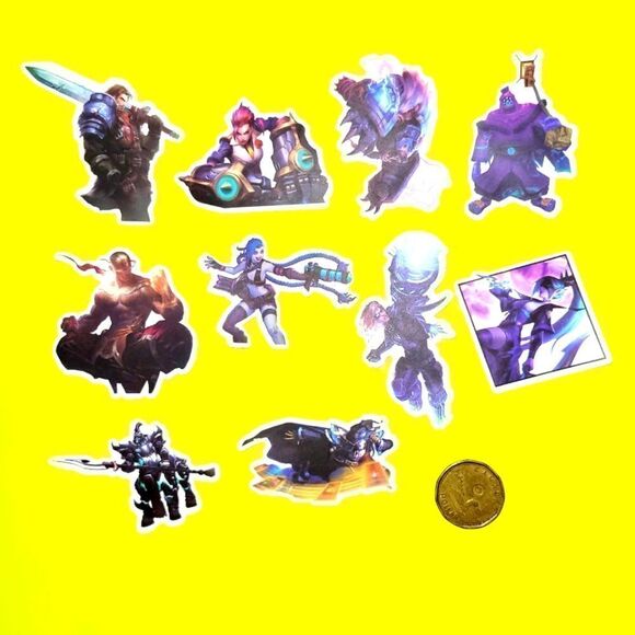 3/$20 Brand New 10x Waterproof Legend Stickers - Picture 1 of 1